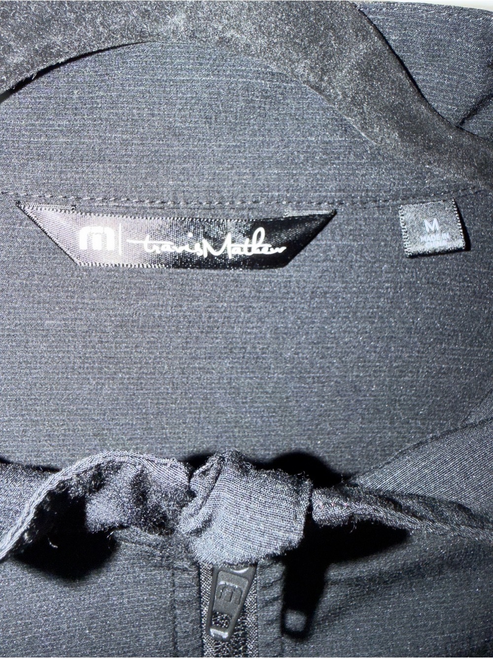 Travis Mathew Surfside Men's Black Full-Zip Lightweight Golf Jacket Sz Medium - Picture 6 of 12